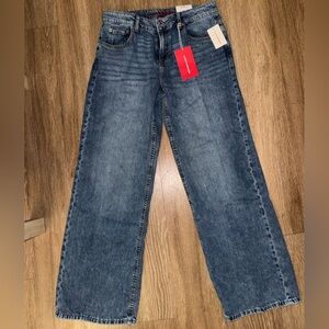 Lucky brand women’s the baggy wide leg jeans 6/28